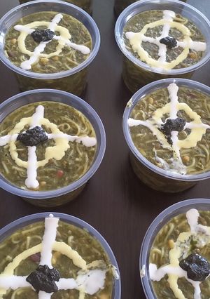 عکسی از دستور آش رشته پشت پا