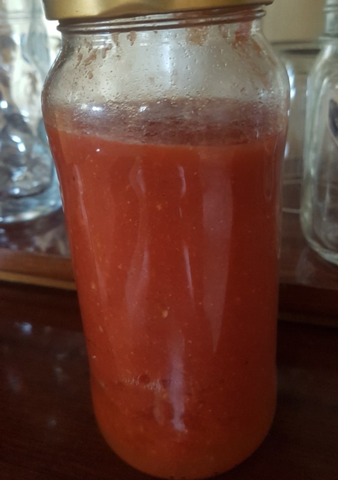 Una foto de Salsa de tomate sin aceite apto para conserva. Thermomix