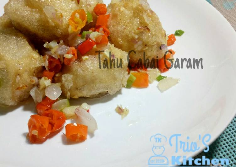 Bagaimana meracik Tahu Cabai Garam (Salt and chilli Tofu) Lezat