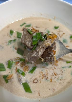 Foto resep Soto daging sapi kuah susu simple