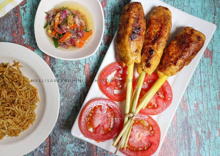 Resep Sate Lilit Ayam, Lezat Sekali