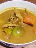 แกงไตปลาใส่กะทิ