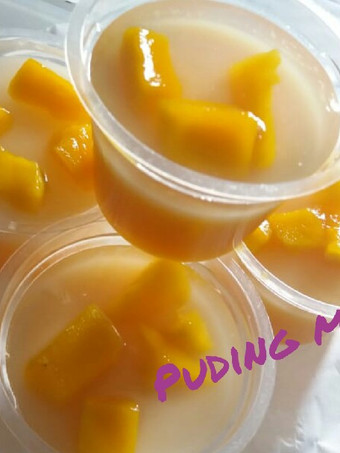 Cara Membuat Puding Lapis Mangga Irit Anti Gagal