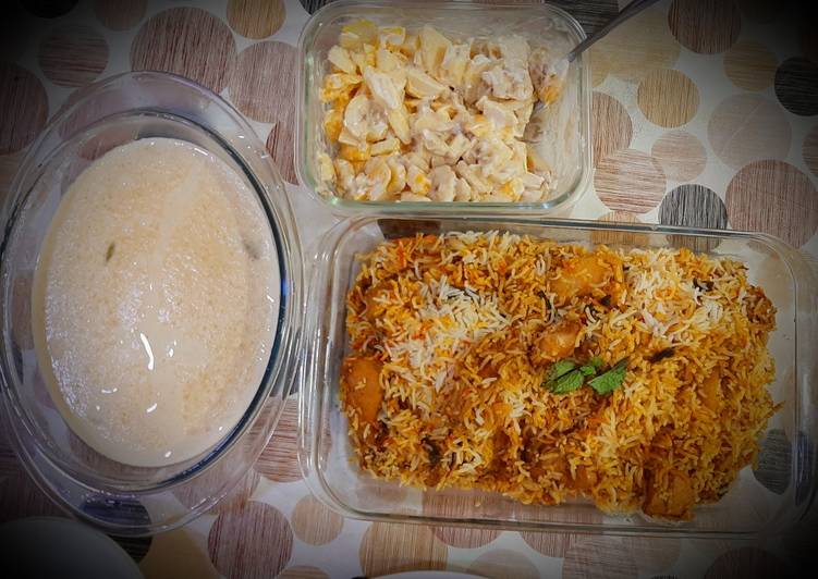 Recipe of Delicious Dum biryani with Kheer