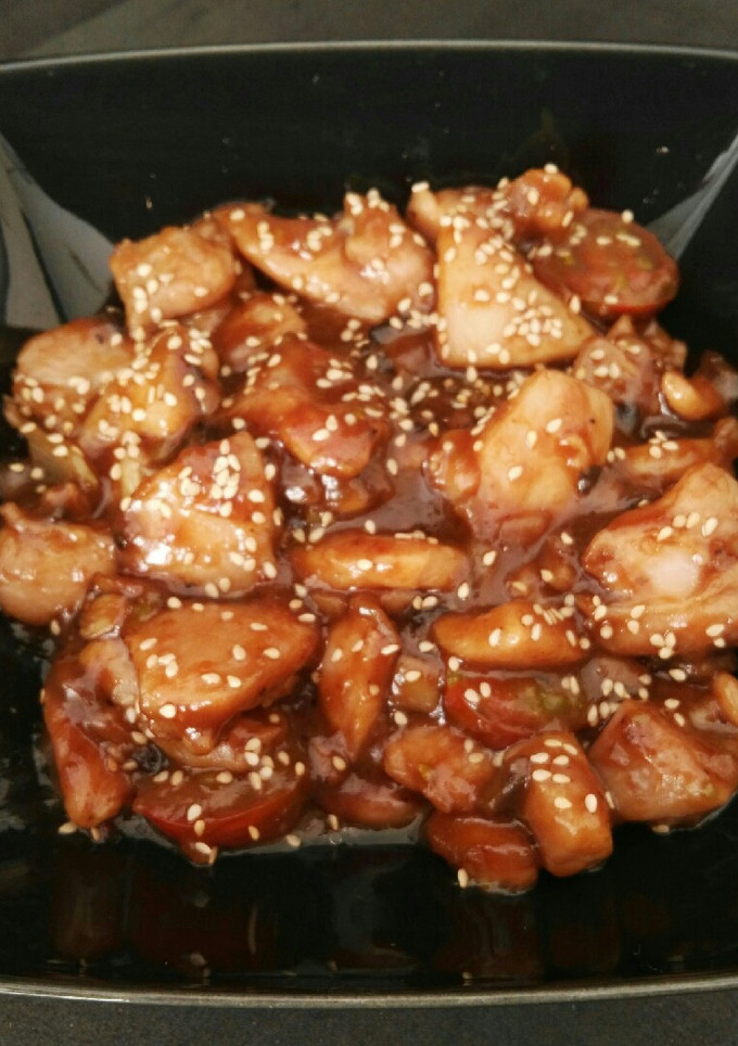 Una foto de Contramuslos de pollo en salsa de ostras