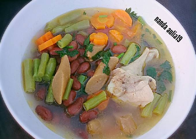 Cara Gampang Menyiapkan Soup ayam brenebon🐣🐣, Bikin Ngiler