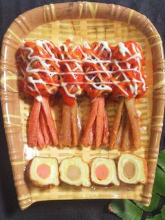 Foto resep Roti tawar Sosis gurita