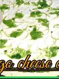 Raw Mango cheese cake...No bake