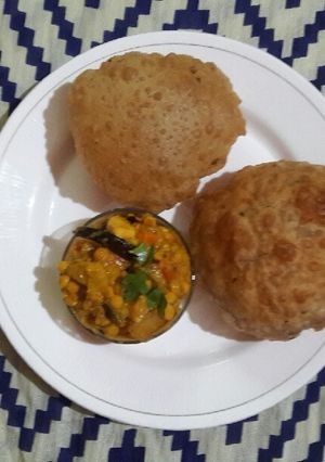 A picture of Mix veg chana daal.