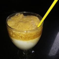 A picture of Dalgona coffee.