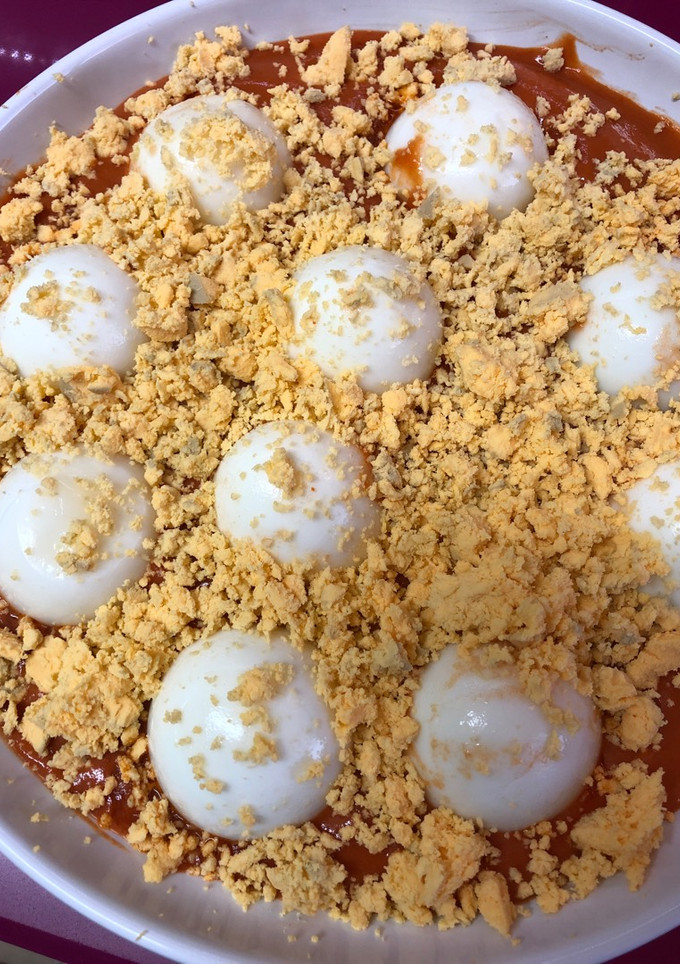 Una foto de Huevos rellenos de atún