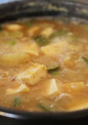 Foto resep Soybean Soup (Doenjang jiggae)