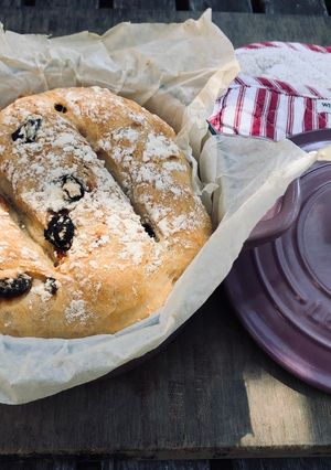 No Knead 鑄鐵鍋免揉麵包❤!! 的食譜成品照片