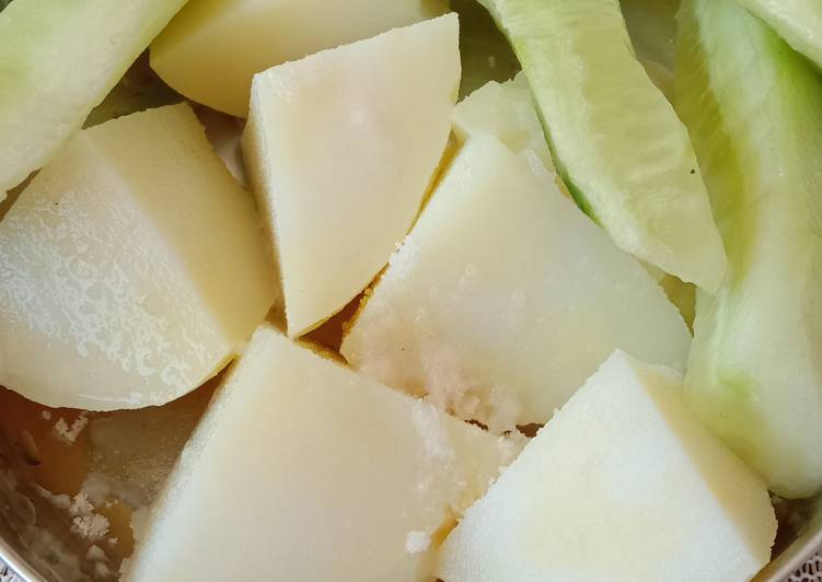 Cucumber potato Simple Chaat