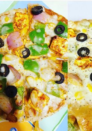 A picture of Wheat base pizza.