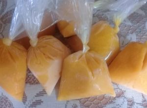 Una foto de Heladitos de mango 🥭🧊