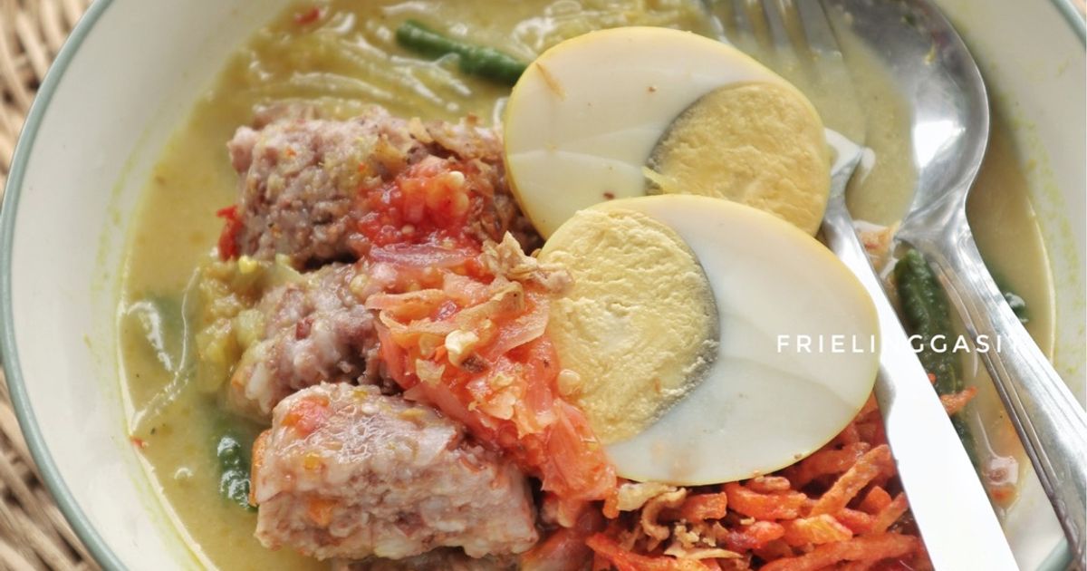 Ketupat Beras Merah & Lontong Sayur Low Fat