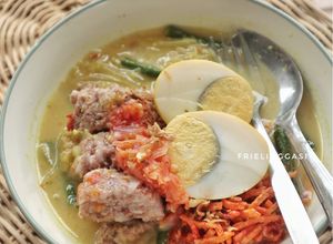 Foto resep Ketupat Beras Merah & Lontong Sayur Low Fat