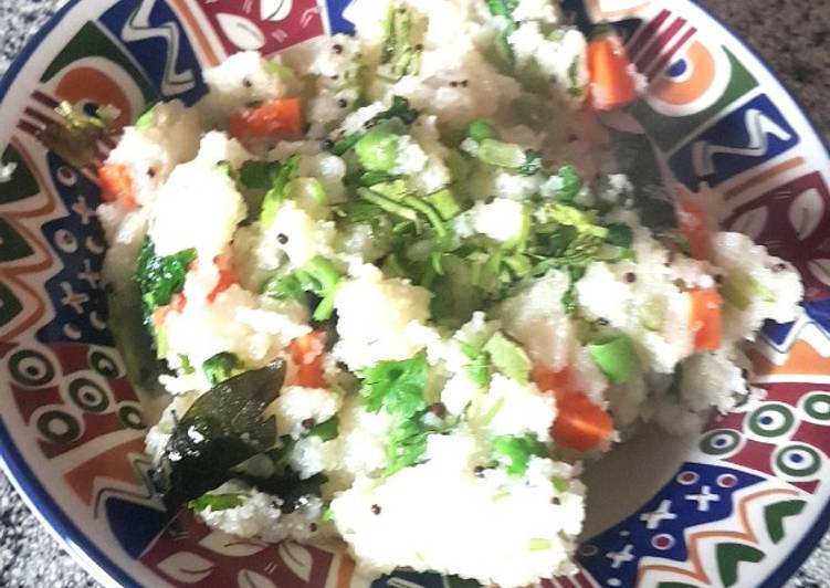 Recipe of Any-night-of-the-week Healthy Veg Upma