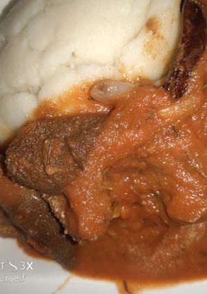 A picture of Ghanaian light soup#Abjmoms #MyHubFav.