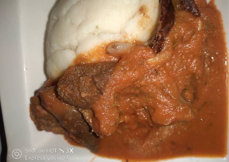 Recipe of Homemade Ghanaian light soup #Abjmoms #MyHubFav
