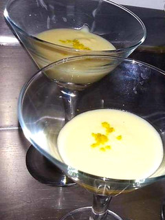 Una foto de Crema de naranja