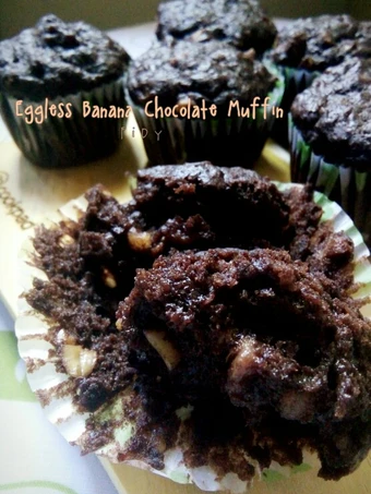 Cara Mudah Membikin Resep Eggless Banana Chocolate Muffin yang Lezat Sekali Anti Ribet, Menggugah Selera