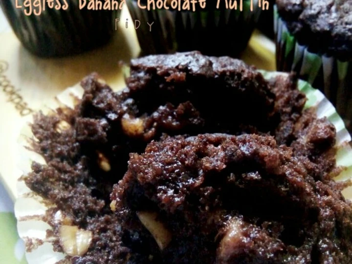 Cara Mudah Membikin Resep Eggless Banana Chocolate Muffin yang Lezat Sekali Anti Ribet, Menggugah Selera