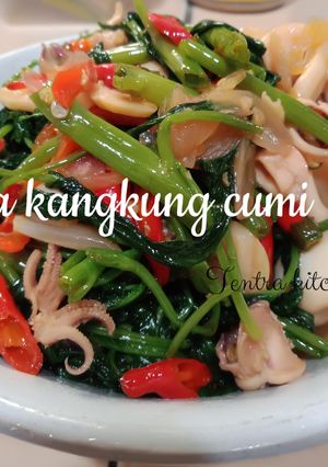Foto resep Ca kangkung cumi