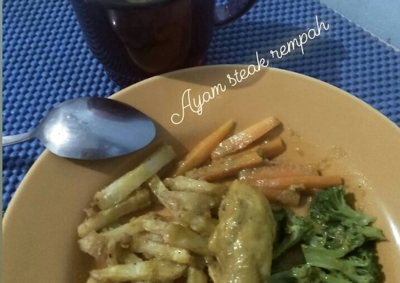 Ayam steak rempah