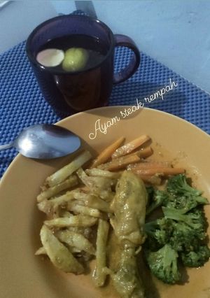 Foto resep Ayam steak rempah
