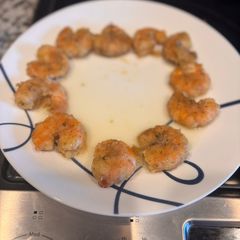 A picture of Pan fried Breaded Shrimp.