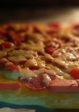 A picture of Yummy and Crusty Pizza.