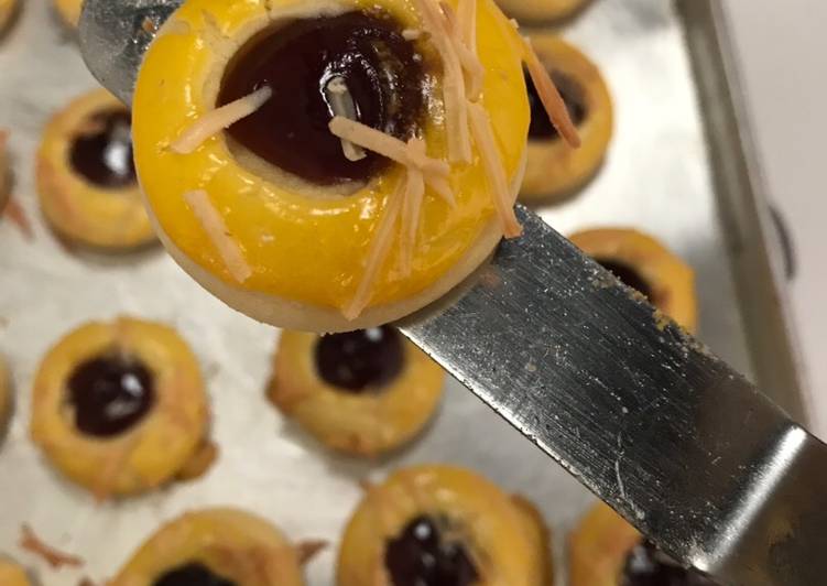 Blueberry Thumbprint Cookies