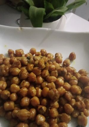 عکسی از دستور نخود برشته