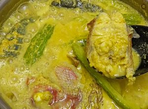 Gambar Ikan Merah + Peria Masak Lemak Cili Api
