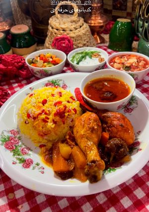 عکسی از دستور مرغ وحشی