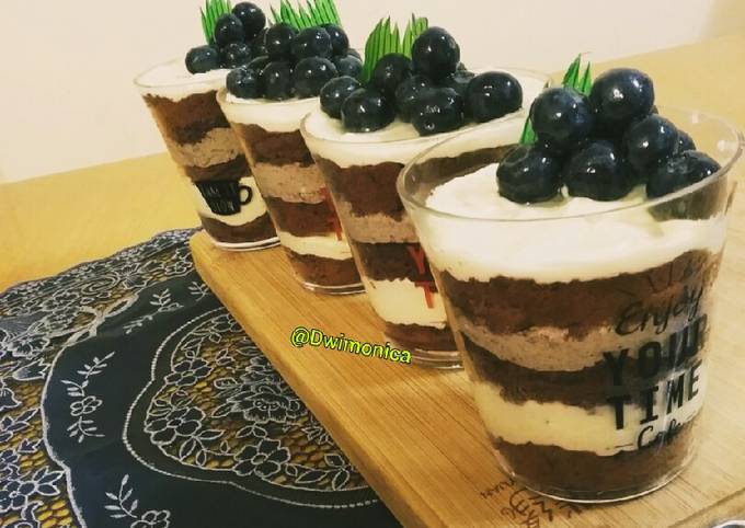 Tiramisu Cheesecake | oreo dessert cupcakes no bake