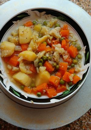 A picture of Mix Boiled Vegetables.
