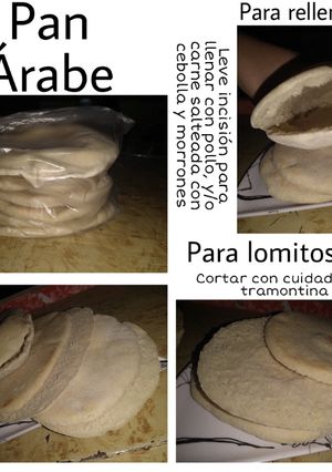 Una foto de Pan árabe (caseros)