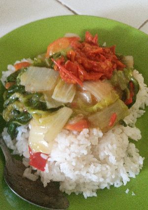 Foto resep Nasi capcay