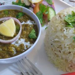 A picture of Masala masur Dal rice.