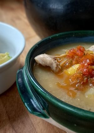 Una foto de Sancocho de pollo