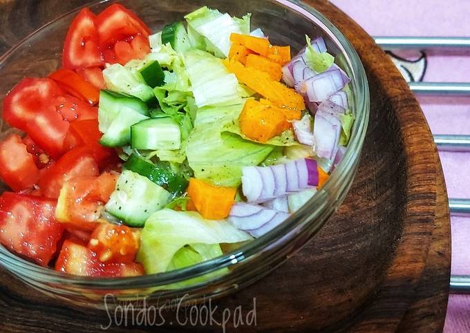 How to Make Super Quick Homemade Simple salad