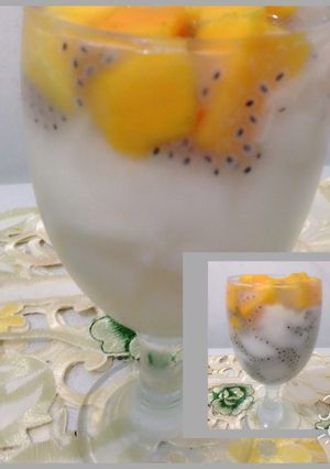 Foto resep Es Kelapa Biji Mangga