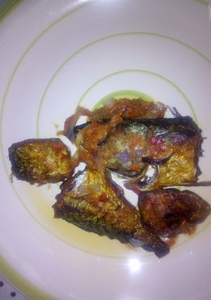 A picture of Fried and peppered Titus fish.