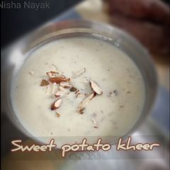 A picture of Sweet potato kheer.