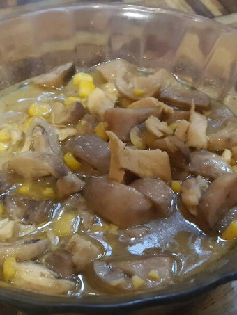 Cara Memasak Ayam jagung jamur kancing (makanan balita) Irit Anti Gagal
