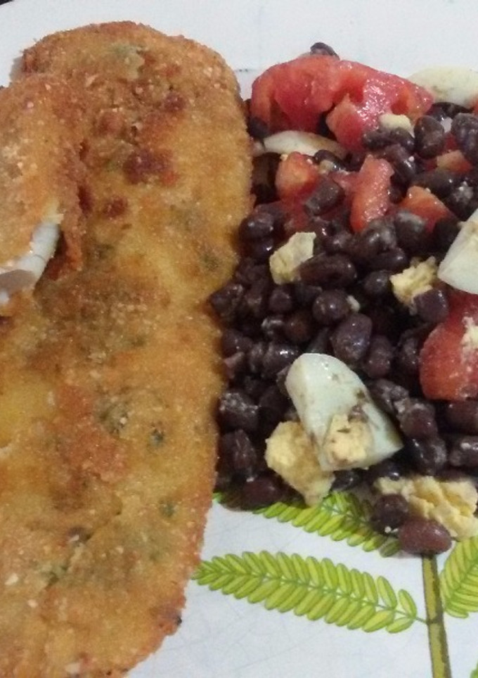 Una foto de Milanesa de filete de Merluza