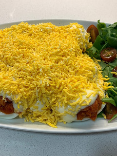 Una foto de Huevos rellenos